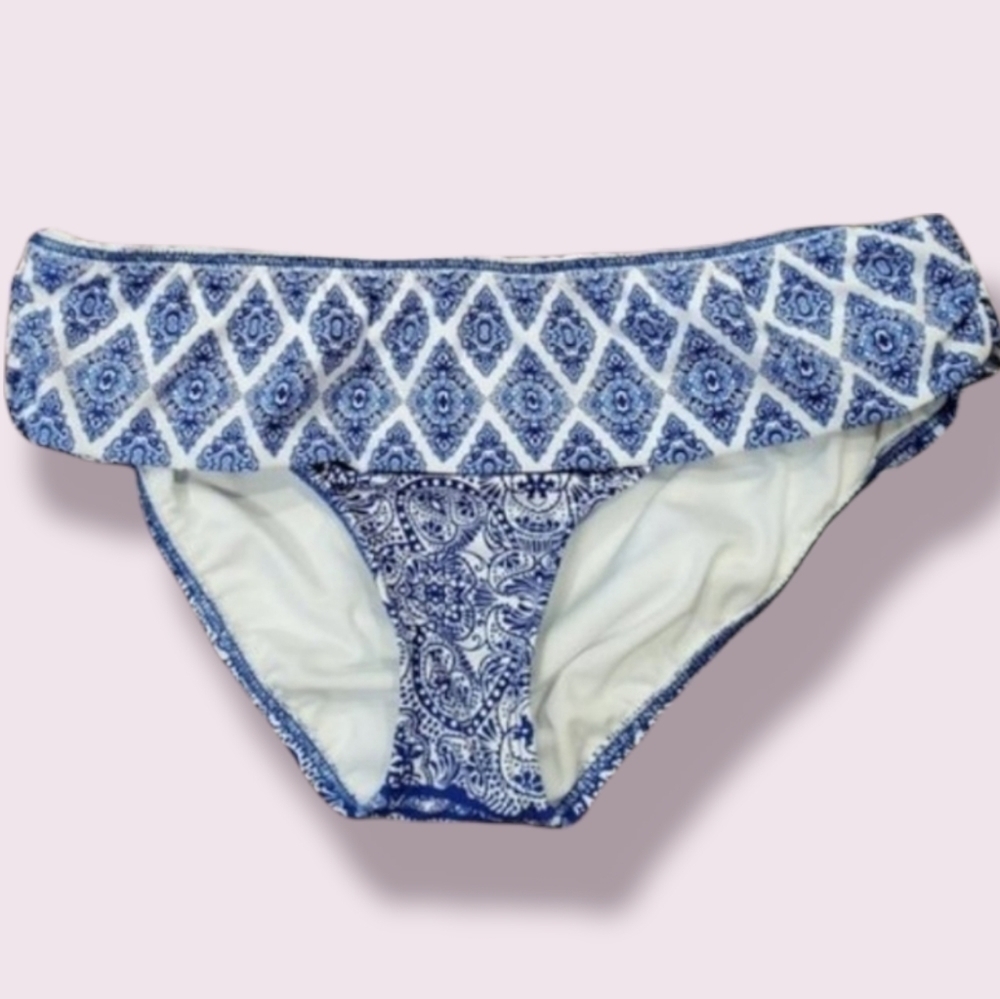 NWT Antonio Melani cobalt bikini bottom swim